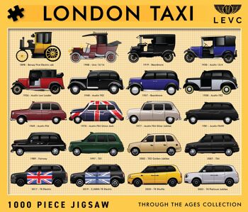 Puzzle 1000 pièces Taxis de Londres 3