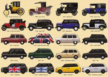 Puzzle 1000 pièces Taxis de Londres 4