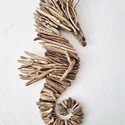 Driftwood seahorse size 50x20 cm