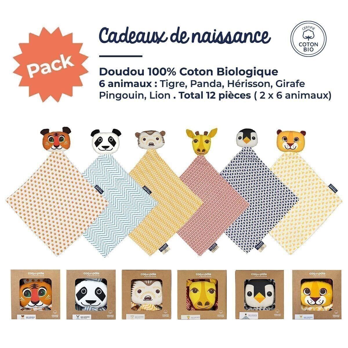 Geschenkpaket zur Geburt – Babydecke aus Bio-Baumwolle