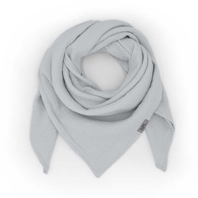 Muslin scarf for toddlers • Light Grey