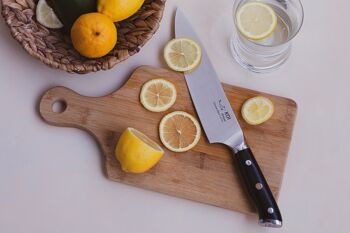 Couteaux de chef professionnels KOI ARTISAN - Couteaux allemands de 8 pouces à haute teneur en carbone EN1. 4116 Acier Inoxydable 3