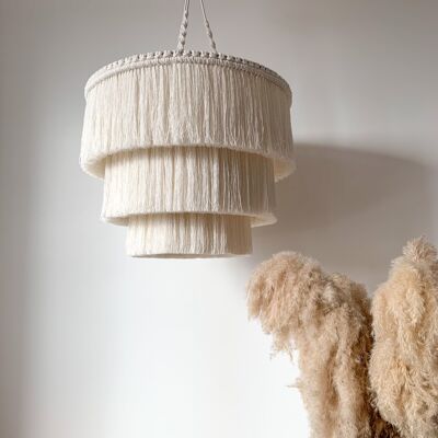 Cotton Fringe Chandelier