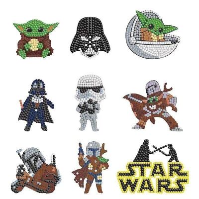 JUEGO DE PEGATINAS DE DIAMANTES,DiamantArt,Star Wars