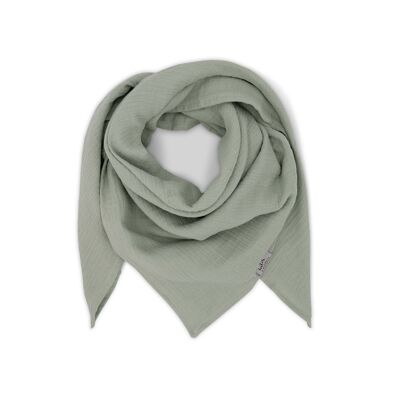 Children's muslin scarf • Sage