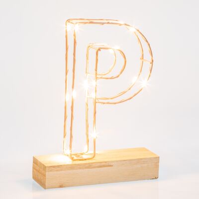 Letter Light - P
