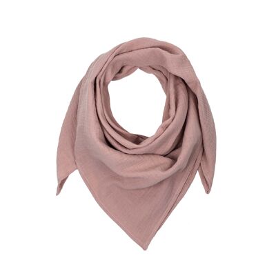 Children's muslin scarf • Blush