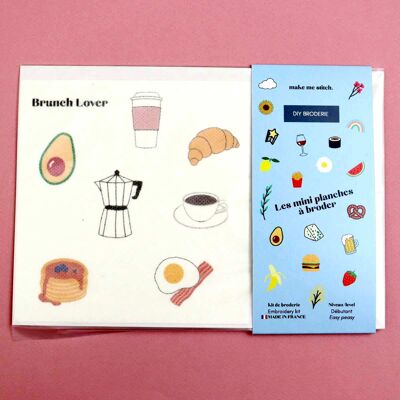 Mini embroidery boards - Brunch Lover