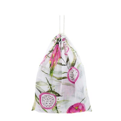 Mulltuch Bio-Baumwolle 60x60cm • Dragon Fruit • 2er-Set