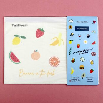 Mini planches à broder - Tutti Frutti 1