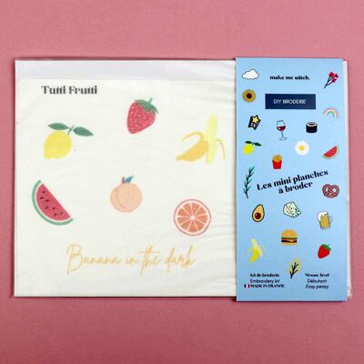 Mini tablas de bordar - Tutti Frutti