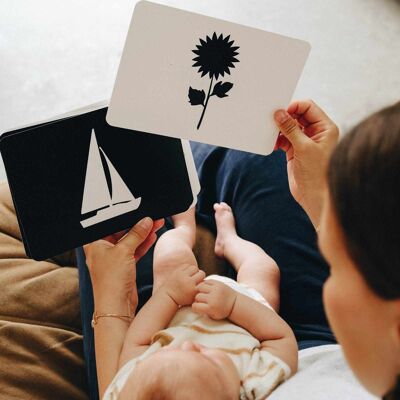 Contrasting (B&W) and color cards - Vision & Arts - Birth