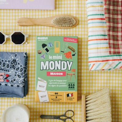 Coffret de cartes Montessori: Mini-Mondy Maison