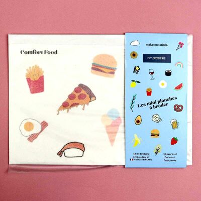 Mini embroidery boards - Comfort Food