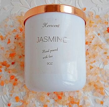 Bougie parfumée au jasmin 1