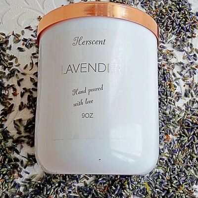 Lavender Scented Candle