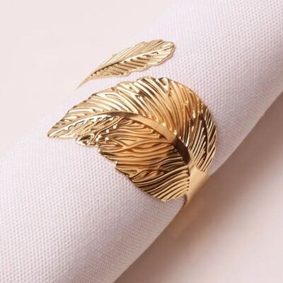 Napkin ring - Golden Feather