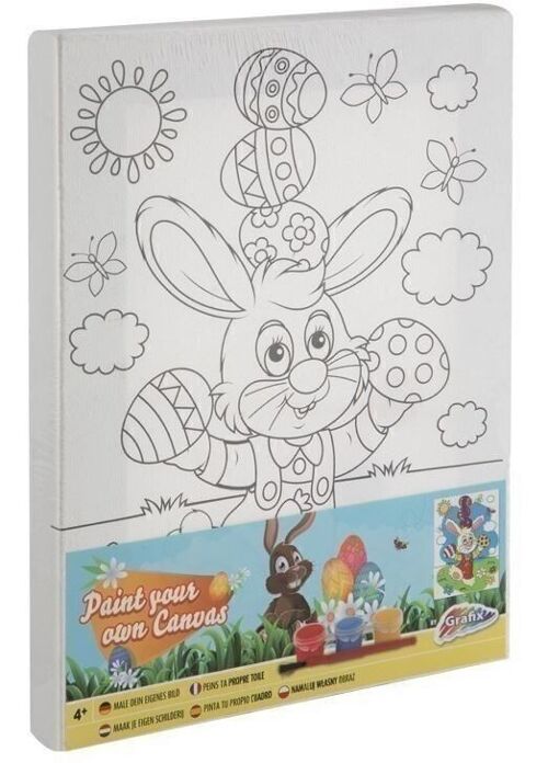 PAINTING SET - EASTER BUNNY - 15X20 CM