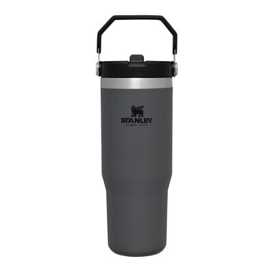 Stanley Flip Straw Water Bottle | 0,89L - Bouteille d'eau Isotherme en Inox avec Paille Fitness - Gourde Inox avec Poignée - Thermos