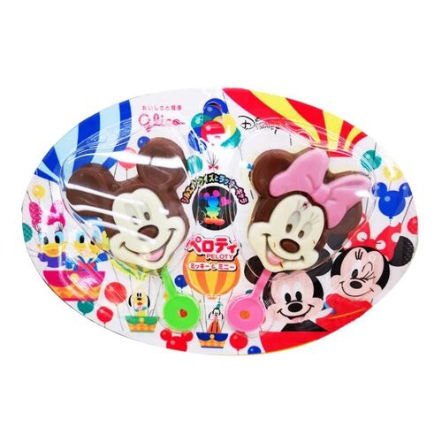Sucettes chocolat Disney - Minnie et Mickey x2PCS 19G