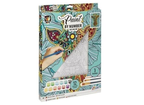 Paint by numbers Giraffe - 30Х40 СМ