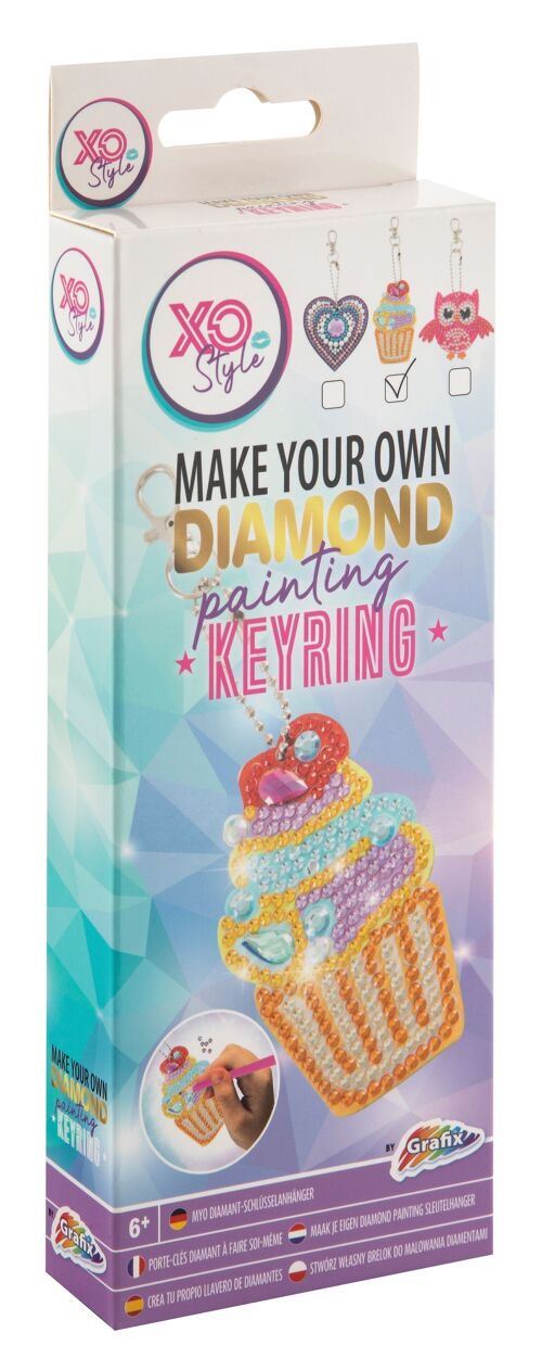 Diamond keychain Ice cream,DiamantArt,Round Drills