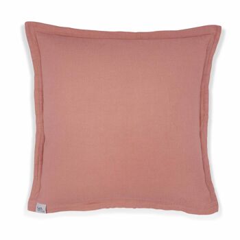 Housse de coussin de canapé en mousseline « Adela » • Vieux rose 1