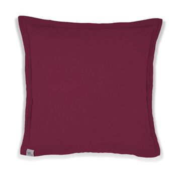 Housse de coussin de canapé en mousseline « Adela » • Rouge Violet 1