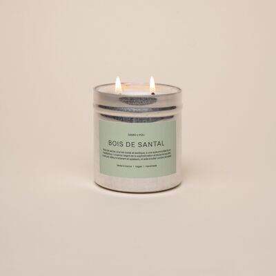 Vegetable scented candle - SANDALWOOD
