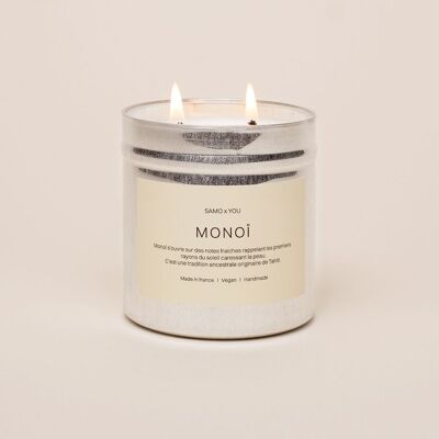 Vegetable scented candle - MONOÏ