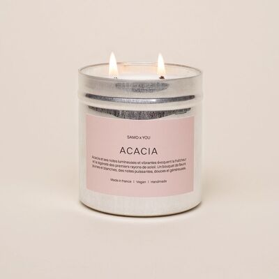 Bougie parfumée végétale -  ACACIA