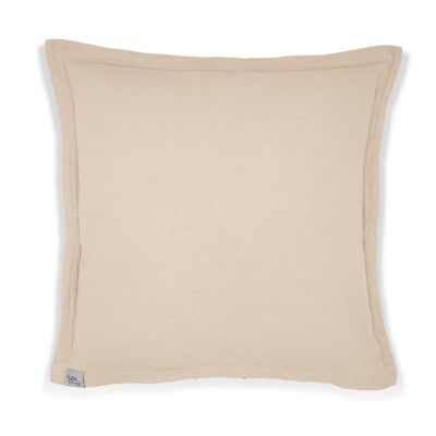 Coussin de canapé en mousseline « Adela » • Avoine