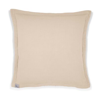 Muslin sofa cushion “Adela” • Oat