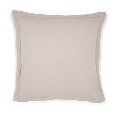 Muslin sofa cushion cover “Adela” • Stone