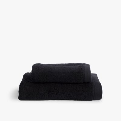 Klassisches schwarzes Handtuch