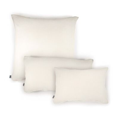 Muslin pillow “Eliane” • Off-White