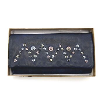 Portefeuille en cuir lavé, effet vintage avec rivets, art. 1033-JU02.422 8