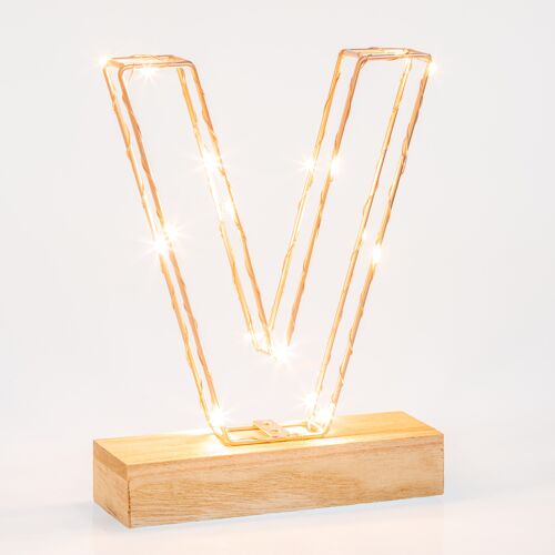 Letter Light - V