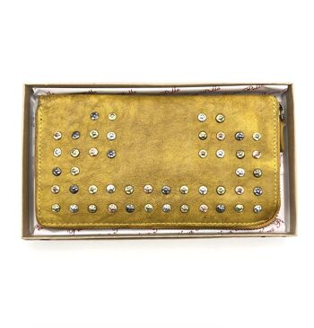 Portefeuille en cuir lavé, effet vintage avec rivets, art. 1037-JU02/1.422 6