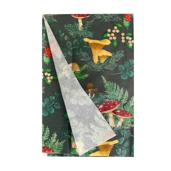 Papier de soie de Noël Woodland Forest - Paquet de 4 3
