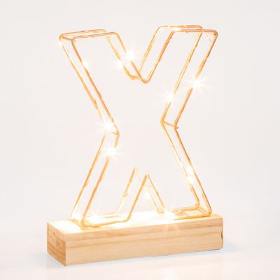 Letter Light - X