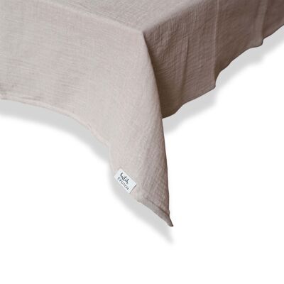 Muslin tablecloth "Angelina" • Stone