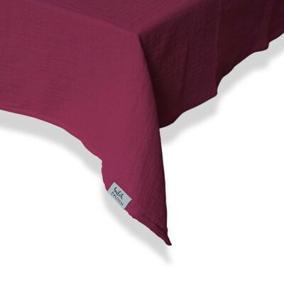Muslin tablecloth “Angelina” • Red Violet