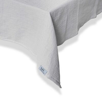 Nappe mousseline « Angelina » • Gris clair