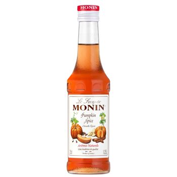 Sirop Saveur Citrouille Épicée MONIN boisson chaude et cocktail - Arômes naturels - 25cl 1