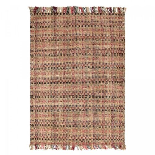 Tapis jute 200x290cm JUTESQUARE Multicolore. Tapis artisanal en Jute