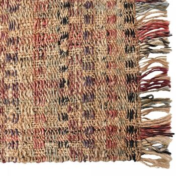 Tapis jute 200x290cm JUTESQUARE Multicolore. Tapis artisanal en Jute 3