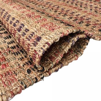 Tapis jute 200x290cm JUTESQUARE Multicolore. Tapis artisanal en Jute 4