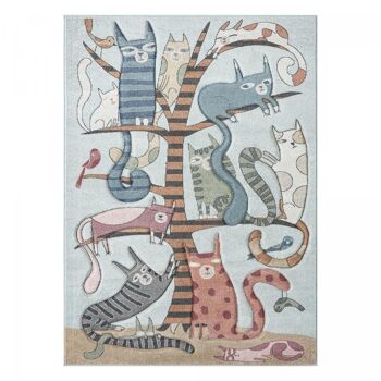 Tapis enfant 160x220cm KIDCHIC Bleu en Polypropylène 1