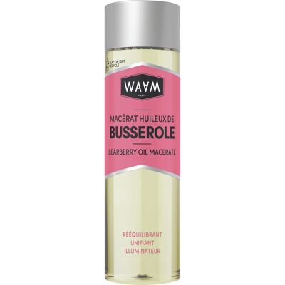 WAAM Cosmetics – Macerato oleoso di uva ursina – 100% puro e naturale – Per macerazione a freddo – Olio trattante antimacchia – 75ML